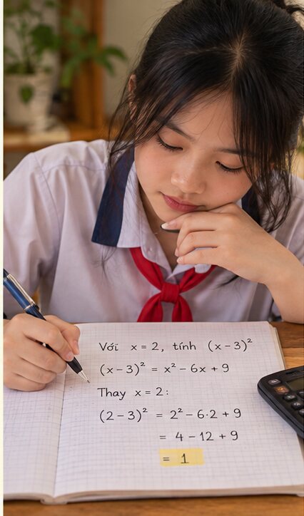 Đặt nhân tử chung trước khi chọn công thức