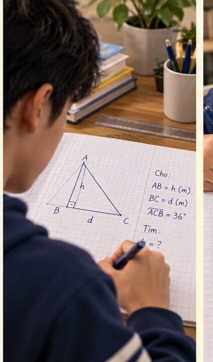 Đọc đề và ghi dữ kiện trước khi bắt đầu