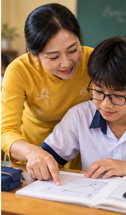 Đo góc cần quy trình chứ không chỉ đặt thước