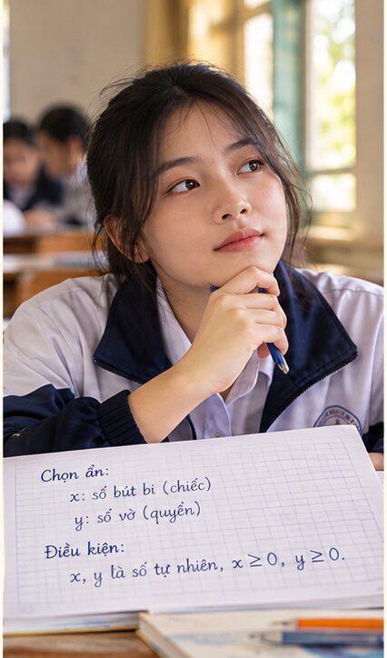 Điều kiện của ẩn giúp loại đáp án vô lý