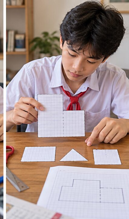 Tách hình phức hợp thành phần quen thuộc